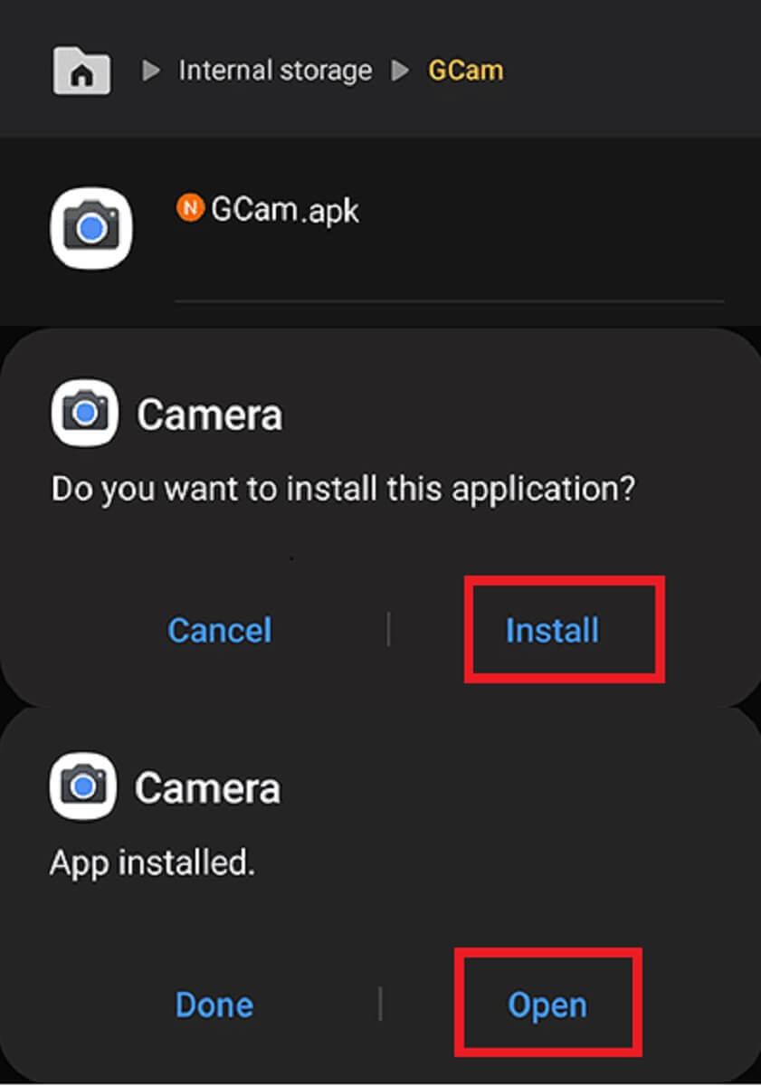 VIVO Y25 Google Camera APK Installation Step 4